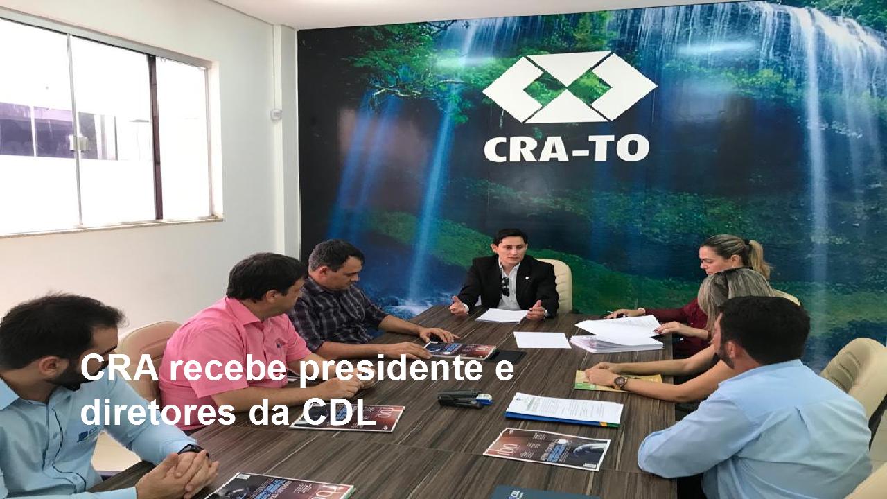 Leia mais sobre o artigo CRA recebe  presidente e diretores da CDL