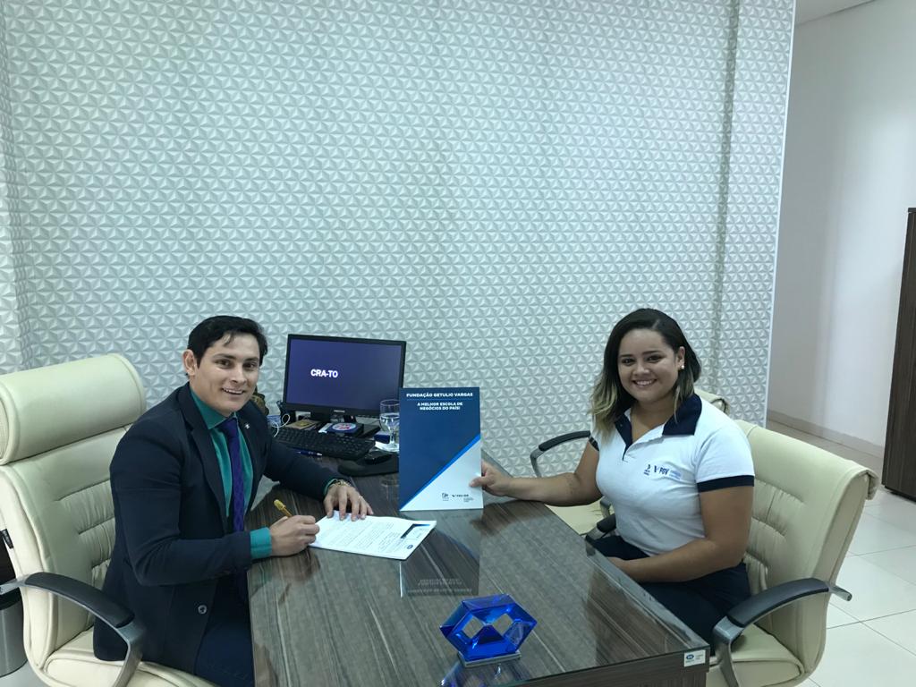 No momento, você está visualizando CRA-TO firma convênio com a conveniada da FGV