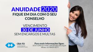Leia mais sobre o artigo Registrado, o CRA-TO não desiste de você!