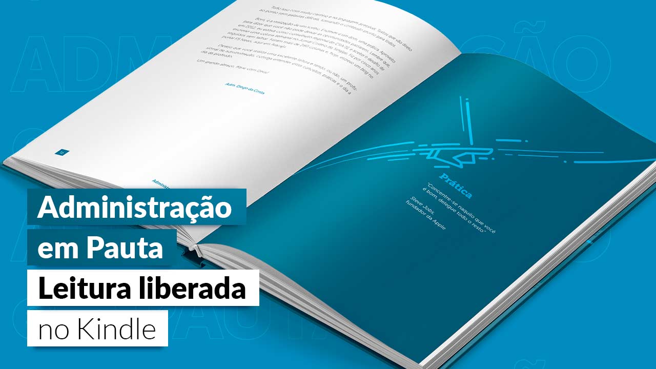 Leia mais sobre o artigo E-book ‘Administração em pauta’ pode ser lido gratuitamente na Amazon