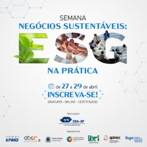 Leia mais sobre o artigo Participe da Semana Negócios Sustentáveis ESG
