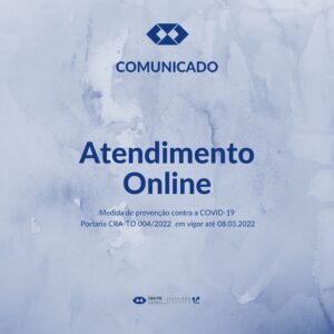 Leia mais sobre o artigo CRA-TO adota medidas preventivas para a redução dos riscos de contaminação da Covid -19