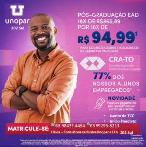Leia mais sobre o artigo Aproveite o desconto de 35% – Convênio com a Unopar – desconto na Pós-Graduação EAD