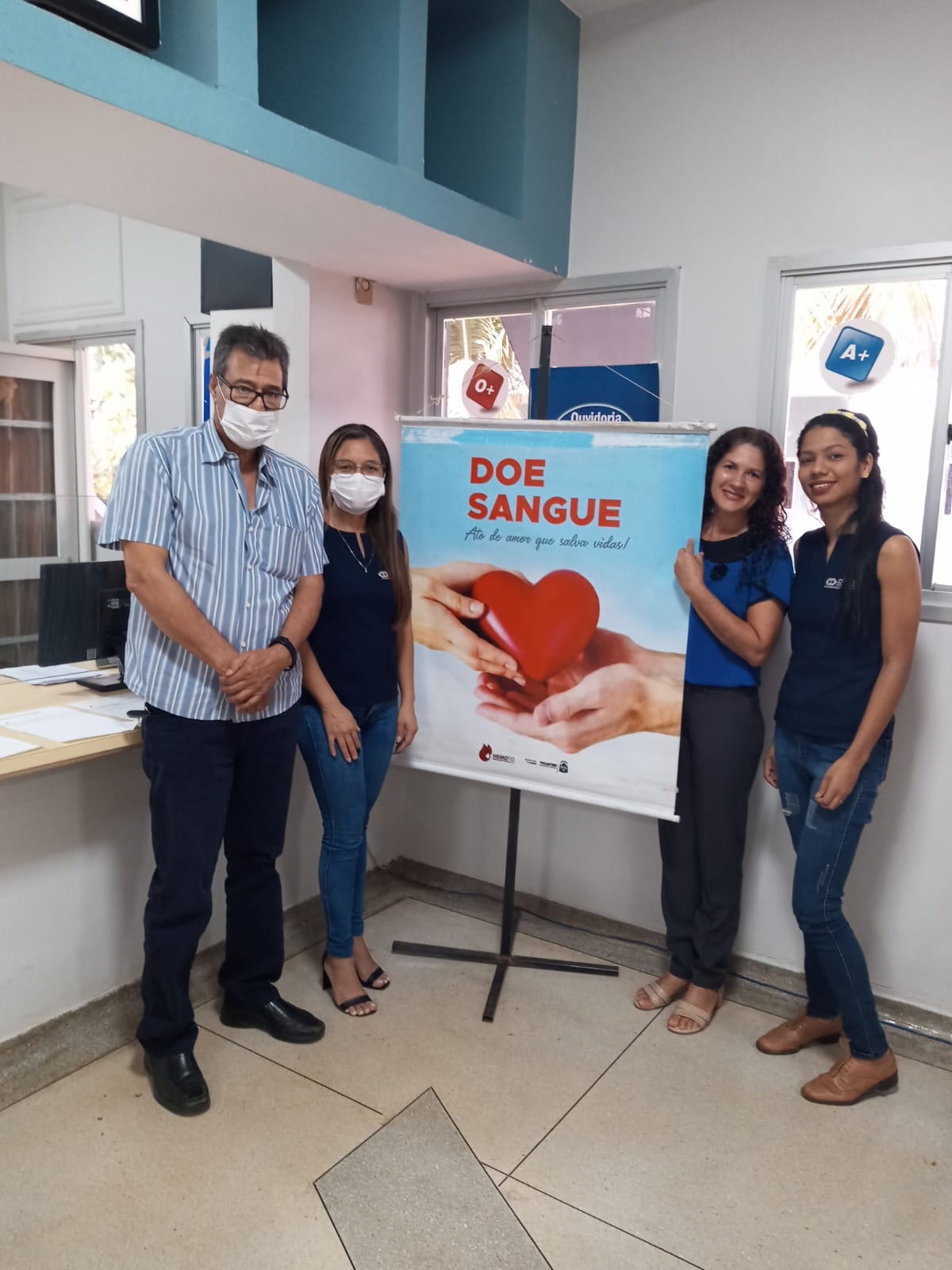 Leia mais sobre o artigo Colaboradores do CRA-TO e parceiros doaram sangue na campanha “Eu doo sangue pela Administração”