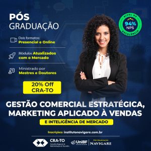 Leia mais sobre o artigo Aproveite o desconto – Convênio Instituto Navigare: PÓS em Gestão Comercial, Estratégica, Marketing Aplicado a Vendas e Inteligência de Mercado