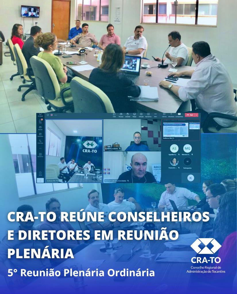 Leia mais sobre o artigo CRA-TO reúne conselheiros e diretores em reunião plenária