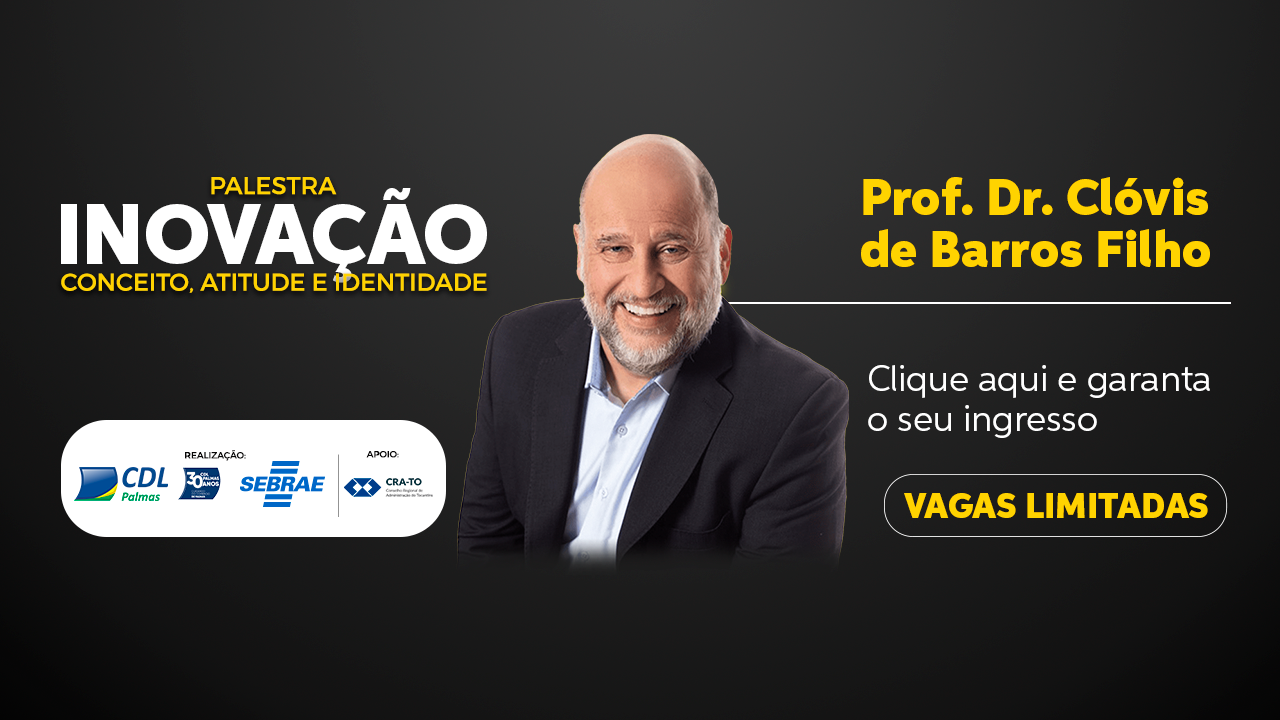 Leia mais sobre o artigo Evento Imperdível: Palestra de Clóvis de Barros Filho com Desconto Exclusivo para Profissionais Registrados no CRA-TO!