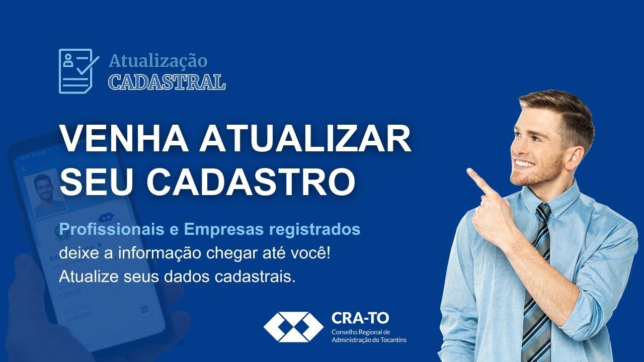 Leia mais sobre o artigo VENHA ATUALIZAR SEU CADASTRO