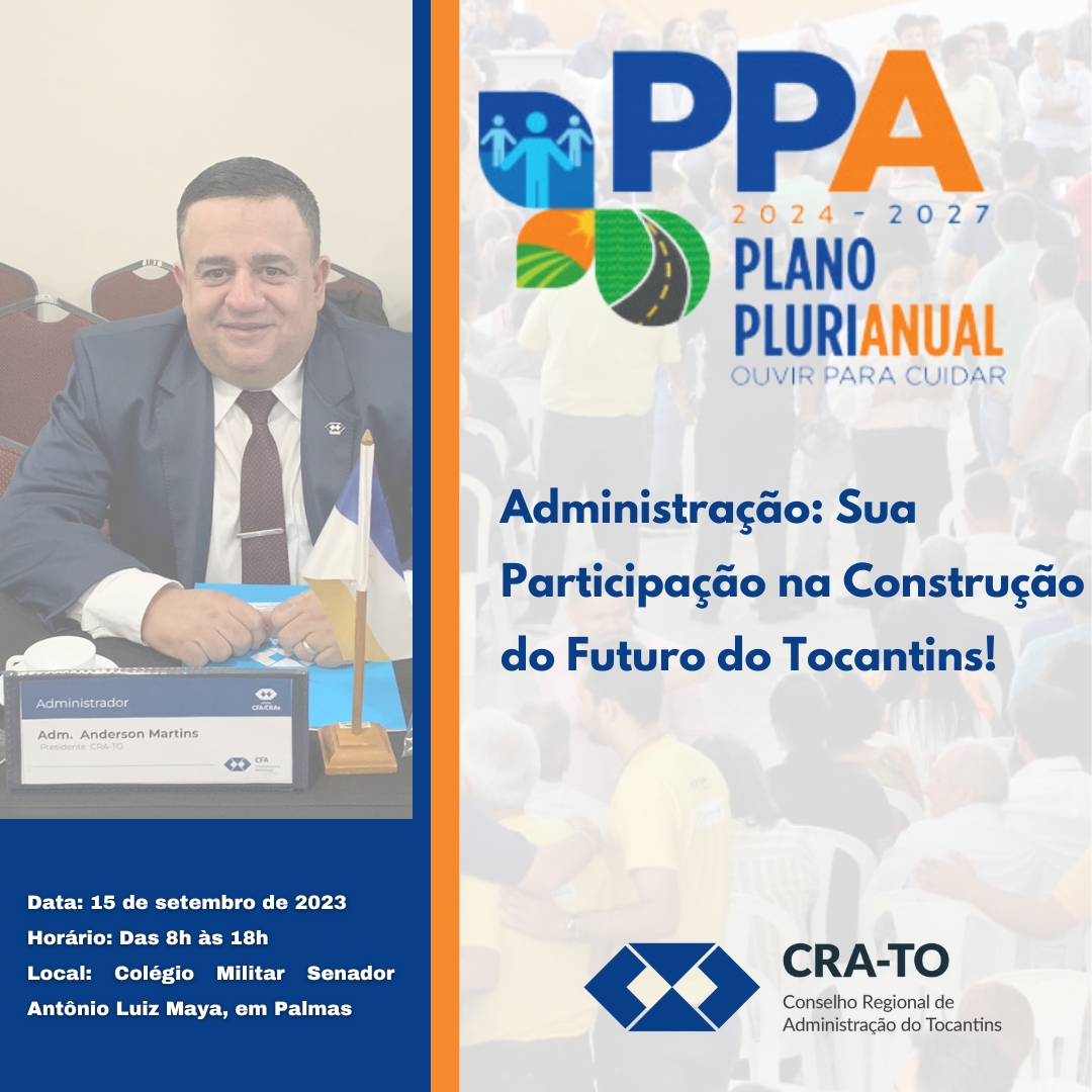Leia mais sobre o artigo Administração: Sua participação na construção do futuro do Tocantins!