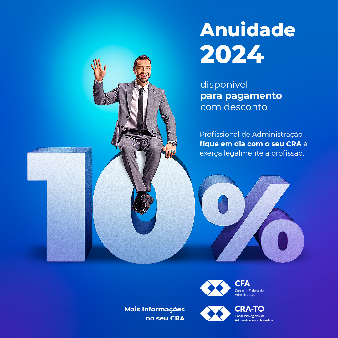 Leia mais sobre o artigo Anuidade 2024 já está disponível para pagamento