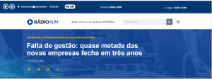 Leia mais sobre o artigo Ouça a entrevista do CRA-TO para a Rádio ADM: Falta de gestão eficiente coloca em risco o futuro dos negócios