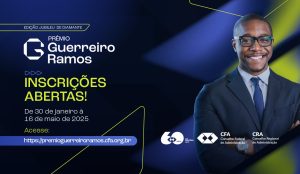 Leia mais sobre o artigo Edição 2025 do Prêmio CFA Guerreiro Ramos oferecerá R$ 60 mil em prêmios