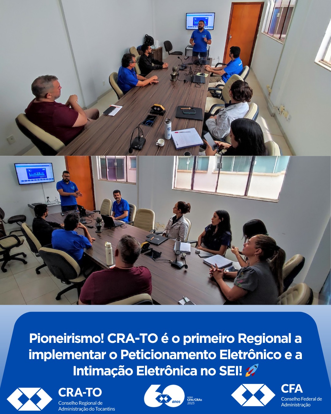 Leia mais sobre o artigo PIONEIRISMO! CRA-TO É O PRIMEIRO REGIONAL A IMPLEMENTAR O PETICIONAMENTO E A INTIMAÇÃO ELETRÔNICA NO SEI!